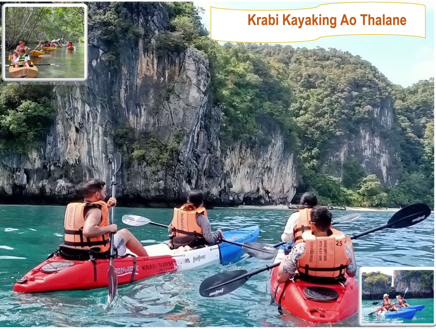 KRABI KAYAKING AO THALANE - HALF DAY TOUR KRABI KAYAKING AO THALANE - HALF DAY TOUR